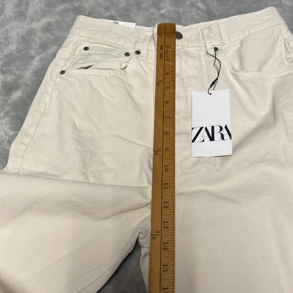 Zara Mid Rise Loose Fit Wide Leg Size Size 4 - Picture 9 of 12